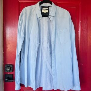 Tom Tailor Extra Large Long Sleeve Blue Dress Shirt Professional Work Office